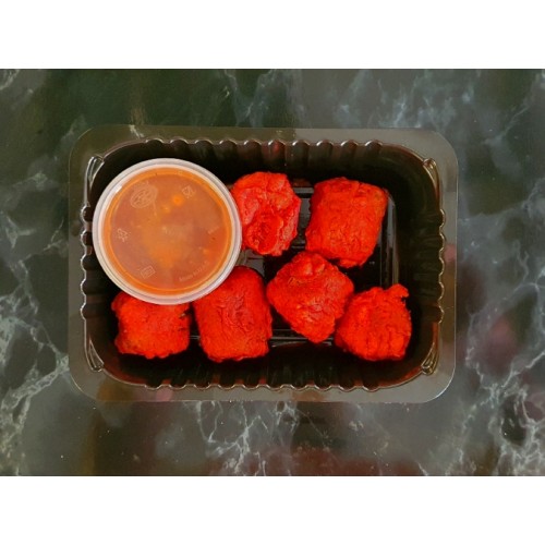 Haggis Pakora with Chilli Sauce